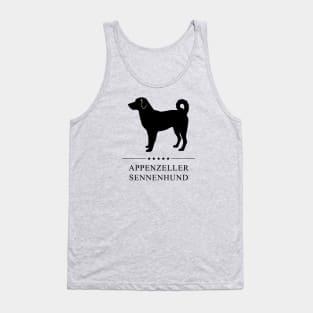 Appenzeller Sennenhund Black Silhouette Tank Top